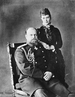 Tsar Alexander III & Empress Maria Fjodorovna